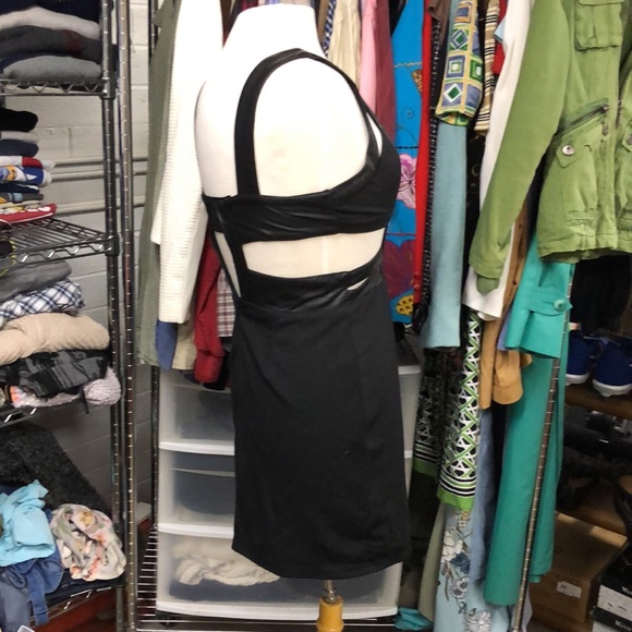 Tobi LBD With Faux Leather Straps and Buckles ⛓ - Picture 3 of 8